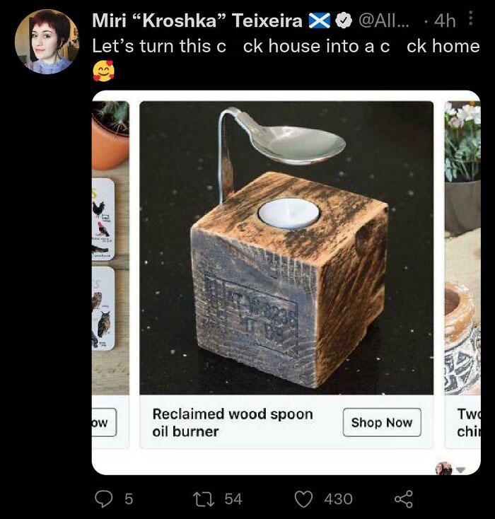 Just Needs A Baby On The Ceiling Chandelier To Complete The Look