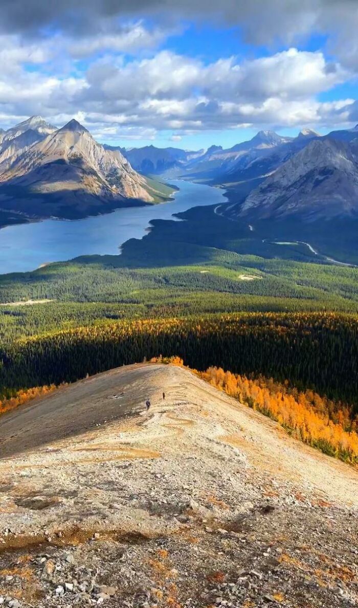 All The Vastness Of The Canadian Rockies As Seen From 8,000ft Above Kananaski Country