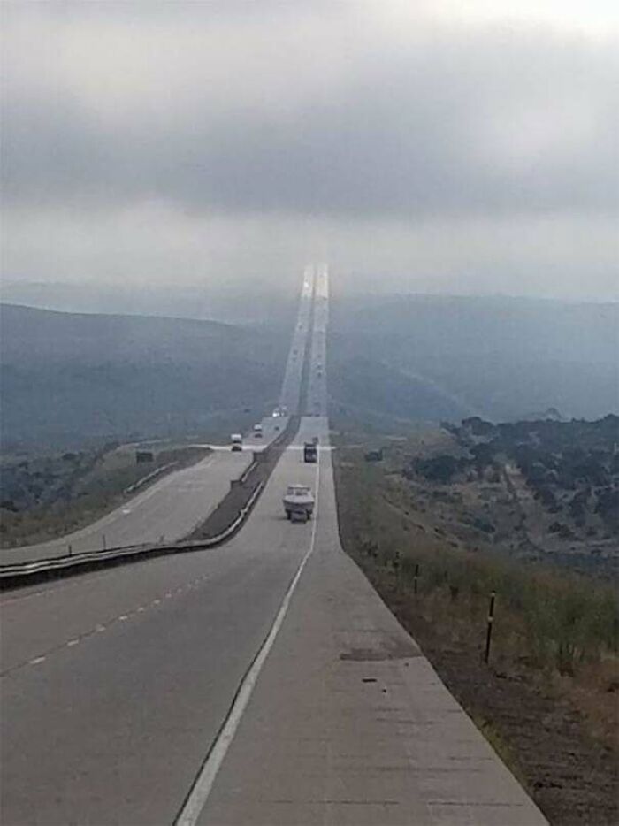 This Part Of A Highway In Wyoming