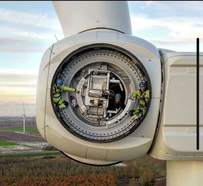 Inside Of A Windmill