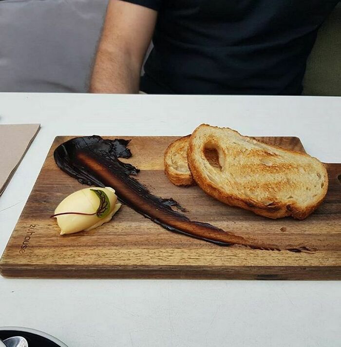 Deconstructed Gourmet Vegemite Toast. Yay