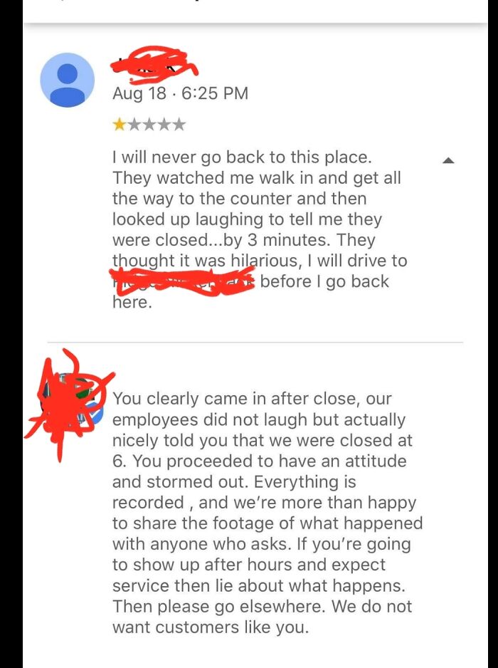 My Company Responding To A Reviewer That's Lying.