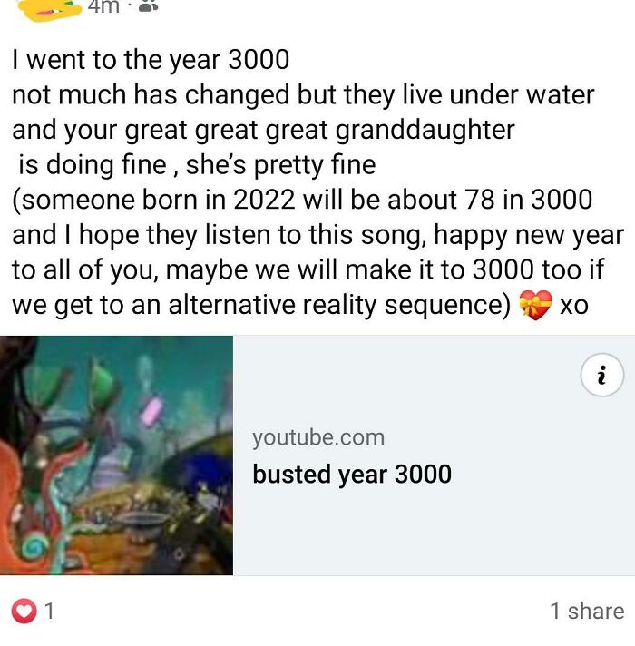 An Alternative Reality Sequence