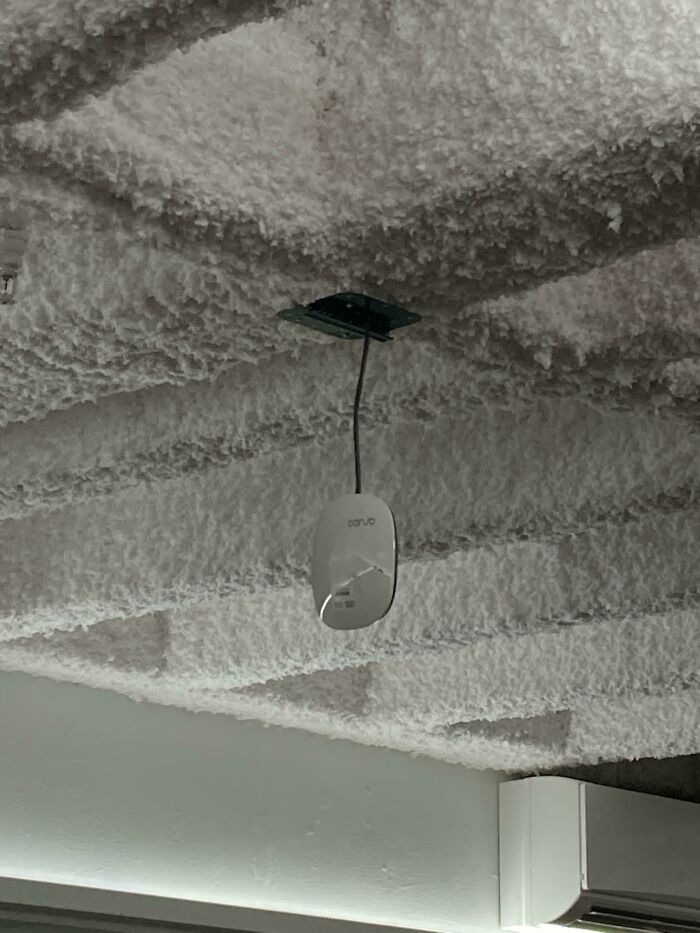 “Please Ignore The $1000 Wap Hanging From The Ceiling.” -Management