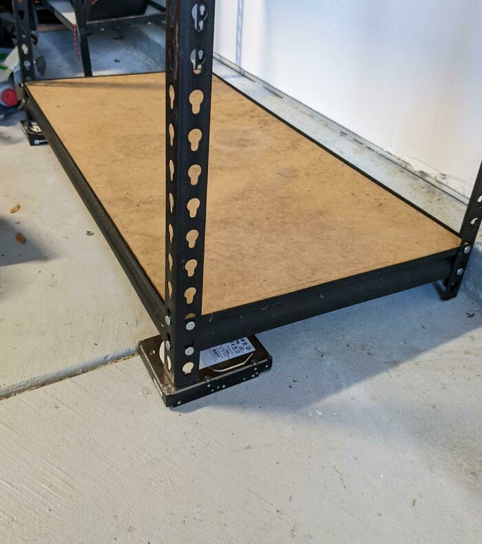 Found A Way To Level My New Shelves