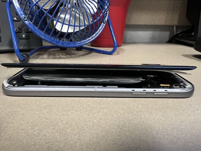 Swollen Battery....asked If We Need To Replace...