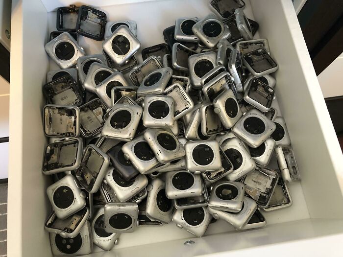 My Drawer Of Sad Apple Watches