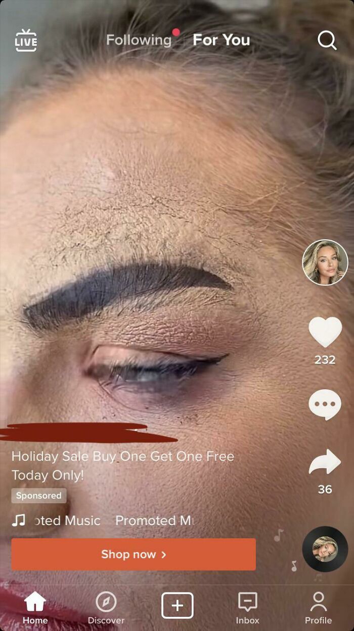 Tiktok Ad For Eyebrow Stencil