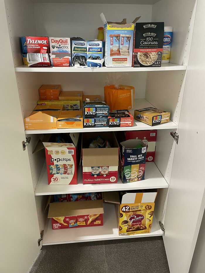  It Isn’t Hard To Treat People Well. My Office Has A Snack Closet, Always Stocked, Always Free, Things Run Out-Boss Buys More