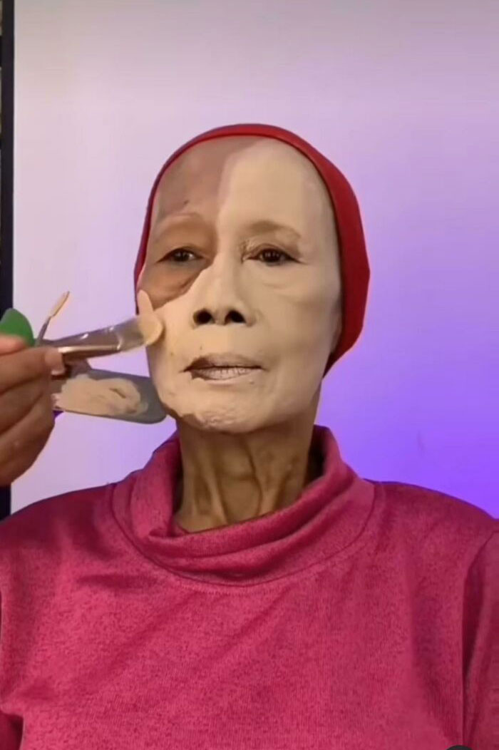 Ummm I'm Sure That Shade Matches Someone But It Sure Isn't Her