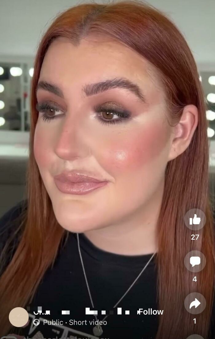 UK Based. Doesn’t Look Finished. Lots Of Application With A Beauty Blender But No Actual Blending