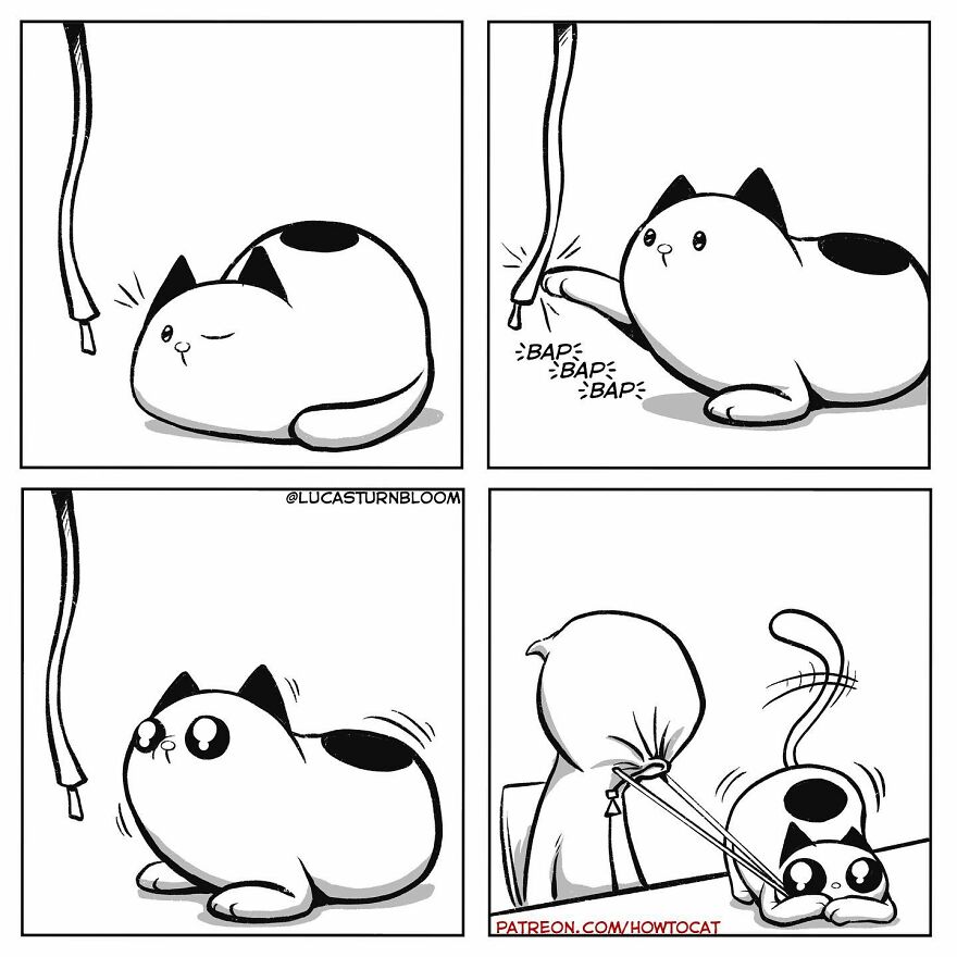 New Hilarious Comics Show What It’s Like To Live With A Cat