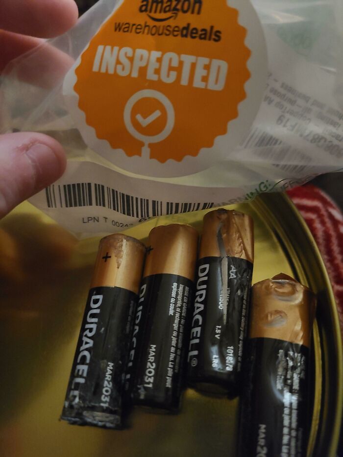 My "Inspected" Batteries From Amazon