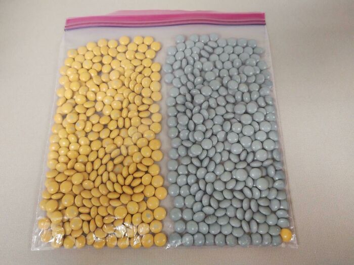 M&M's On Counter At Work. My Diabetic Coworker, Who Cannot Have Any, Thinks I'm The Devil