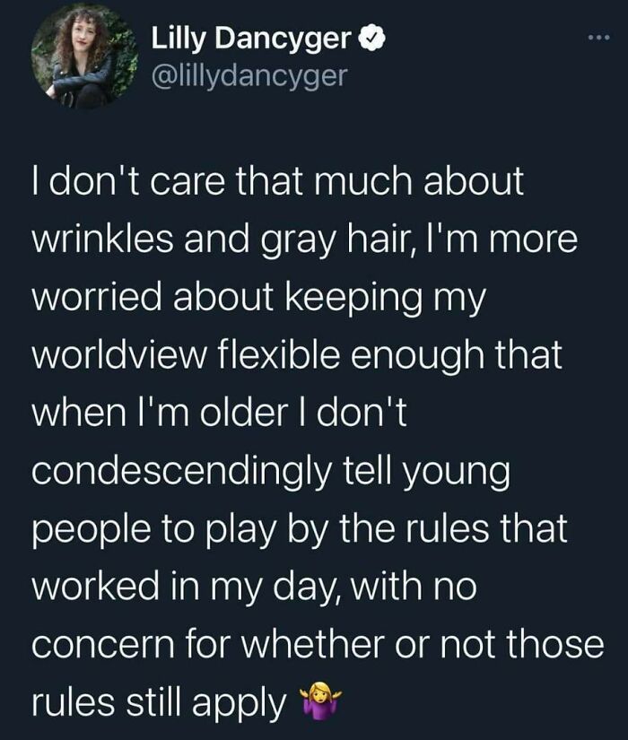 Let's Promise To Follow Her Lead And Not Repeat To Future Generations What's Been Barked At Us