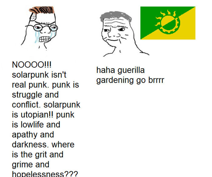Haha Solarpunk Go Brrrr