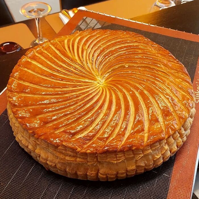 Galette Des Rois. Reverse Puff Pastry, Handmade Lamination