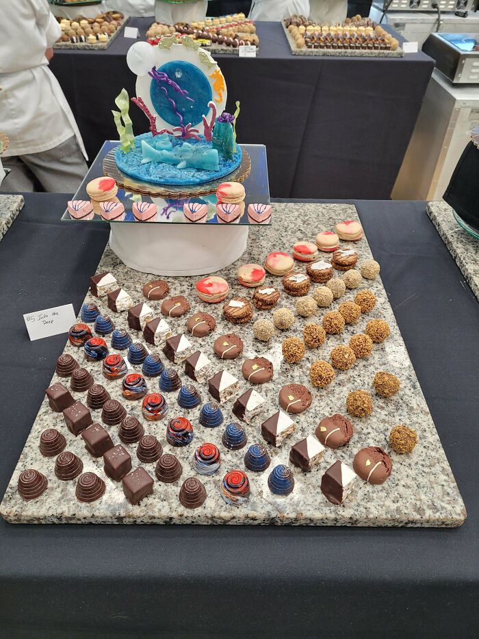 Finished My Chocolates Class Today! We Put Together A Buffet Display And It Was Really Fulfilling To See All My Work Over The Class Come Together And Pay Off