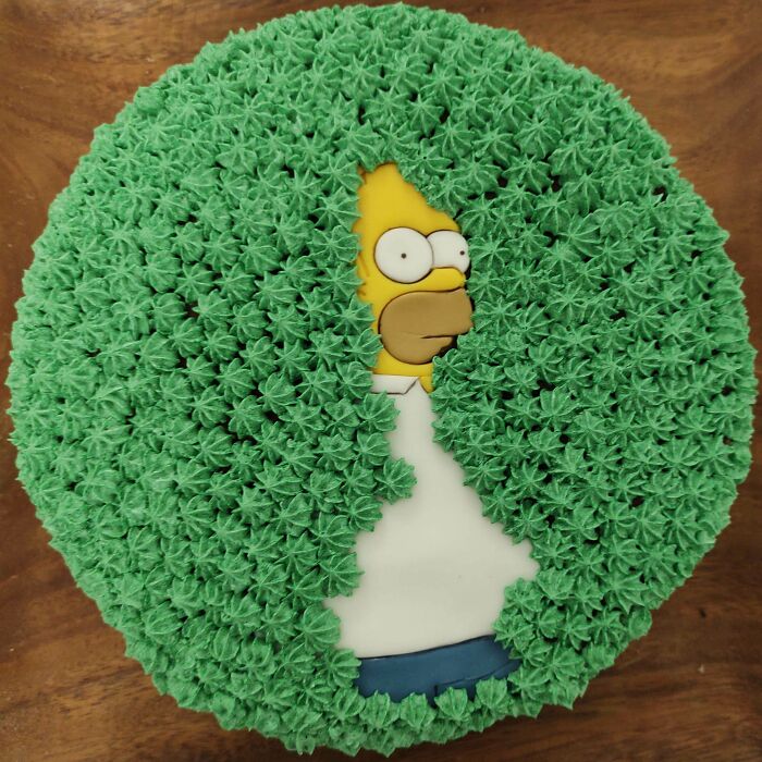 Wifey Made Me A Birthday Cake Of My Favorite Simpsons Moment. Let's Get In A Quick Nine Down At The Pitch 'N' Putt!