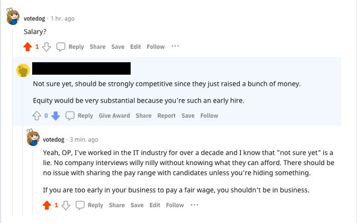 Yet Another Lie About Not Knowing The Salary. No Company Interviews Without Knowing What They Can Afford