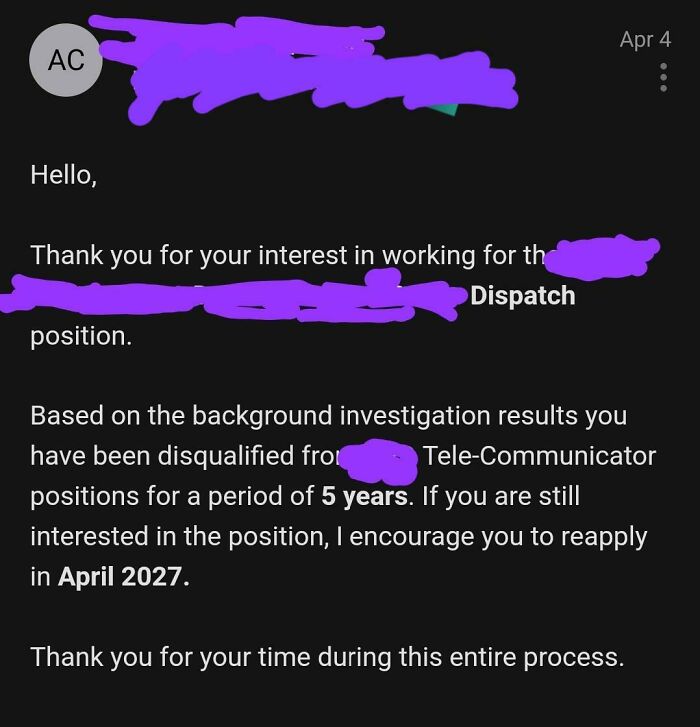 Saw Someone Upset About A One Year Ban. Try 5