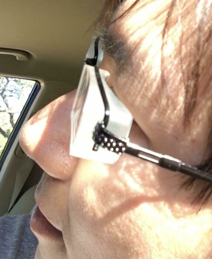 My Thick Glasses Lenses Look Like Ice Cubes