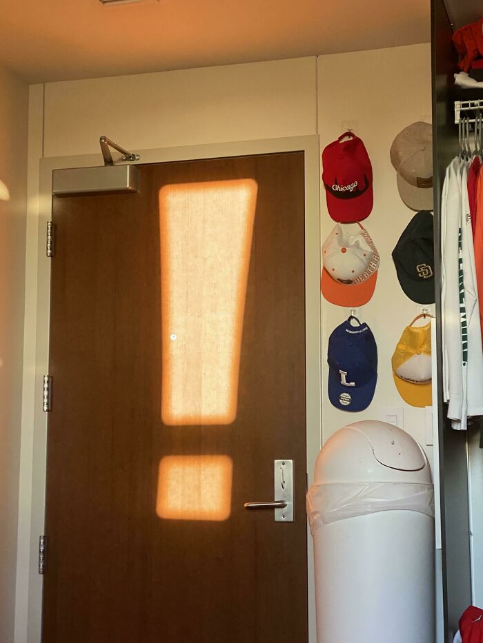 The Sun Is Making My Door Feel Exclamatory Today