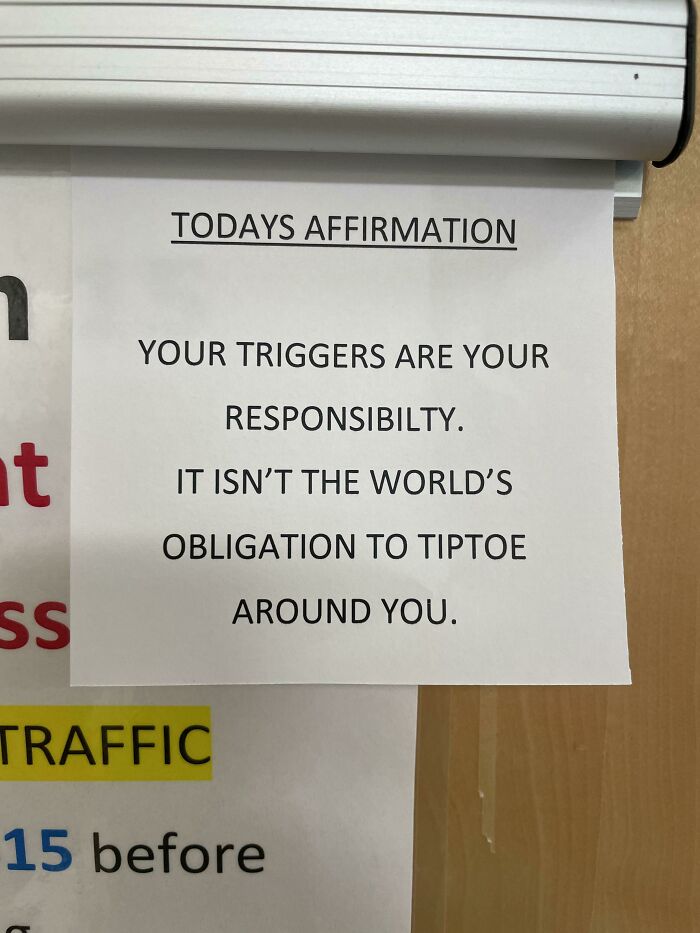 Posted On All The Operating Room Doors Today