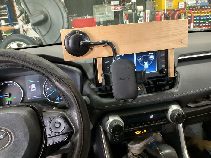 This Custom Phone Mount