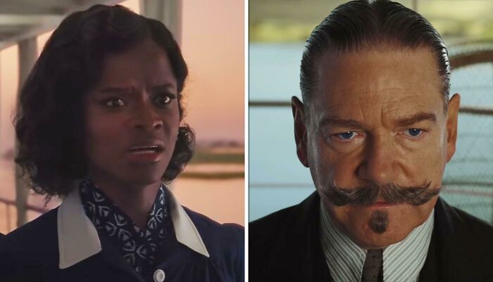 In Death On The Nile (2022) Rosalia Otterbourne Insults Hercule Poirot, Saying She Believes Him To Be A "Detestable, Bombastic, Tiresome, Ego-Centric Little Creep". This Is A Direct Quote From Agatha Christie, The Writer Of The Novels, Who After 40 Years Of Writing Had Grown To Dislike The Character