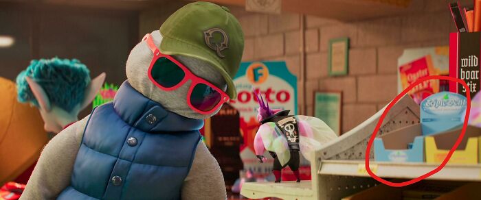 In Onward (2020), You Can See "Triple Dent Gum", A Reference To Inside Out (2015)