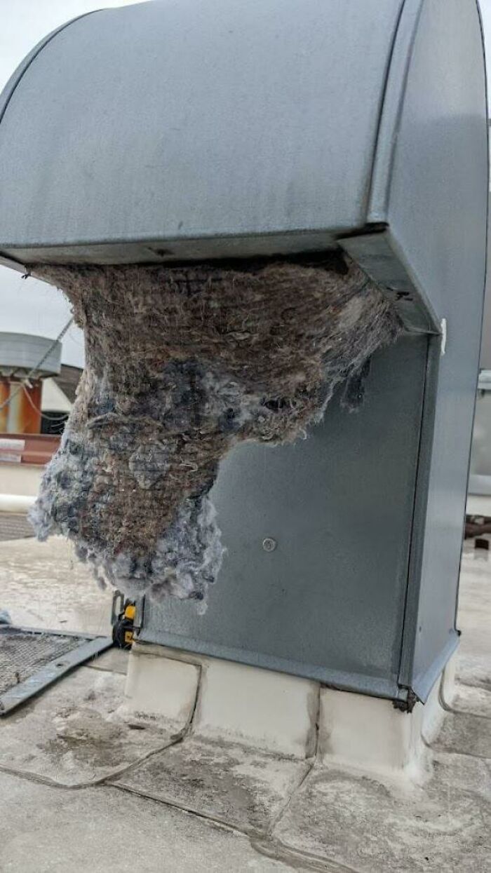 Ventilación de la secadora obstruida, solamente he quitado la tapa, no he sacado ninguna pelusa todavía