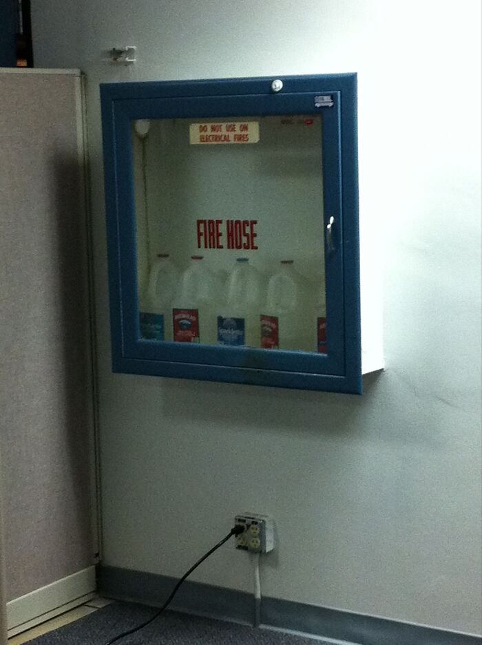 Espero que el incendio no sea demasiado grande