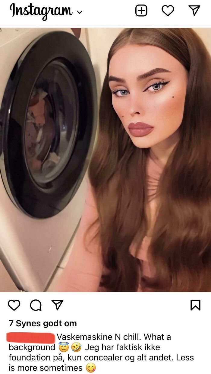 Her Caption Says: ‘I Actually Don’t Have Foundation On, Only Concealer And Everything Else’ But Am I Wrong If I Only See A Heavily Filtered Pic? 