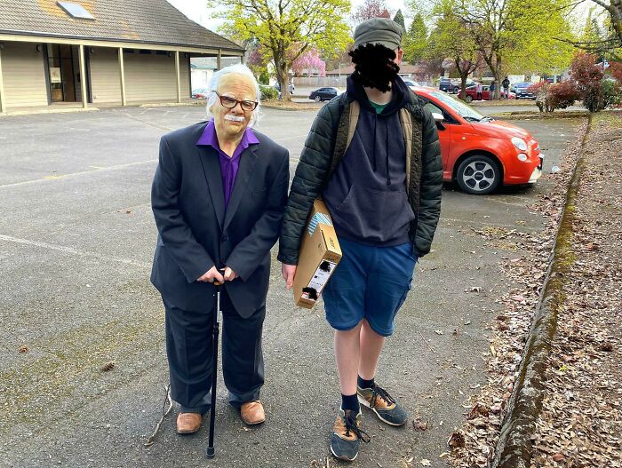 Tried To Prank My Son. He Said “Hi Mom” And Kept Walking