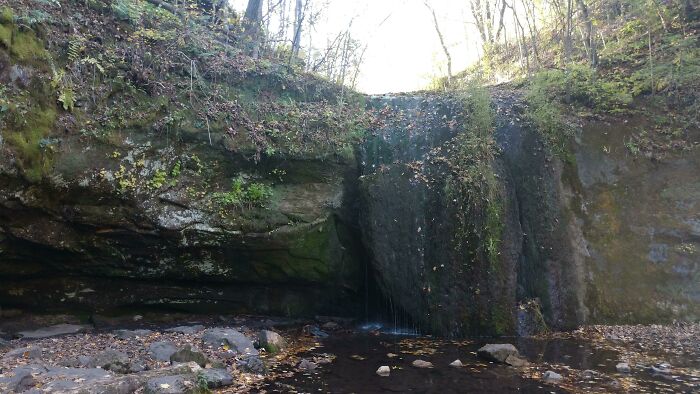 My Husband And I Hiked 2.5 Miles To What We Thought Would Have Been The Roaring Waterfalls We Saw On Our Honeymoon 10 Years Ago