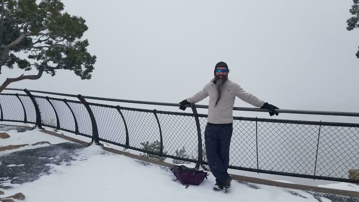 Llevé a mi amigo al Gran Cañón por primera vez hoy. Vistas espectaculares por todas partes