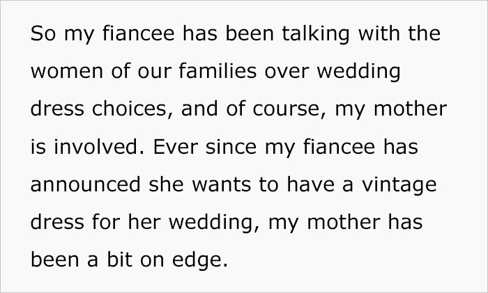 Bride With A Distinct Fashion Style Chooses A Dress Her MIL Doesn't Like, MIL Buys A Dress Herself And Her Son Is Furious Bride With A Distinct Fashion Style Chooses A Dress Her MIL Doesn't Like, MIL Buys A Dress Herself And Her Son Is Furious