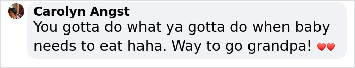 People Are Loving This Grandad&rsquo;s Idea Of Faking Breastfeeding When The Baby Refuses To Drink Out Of The Bottle