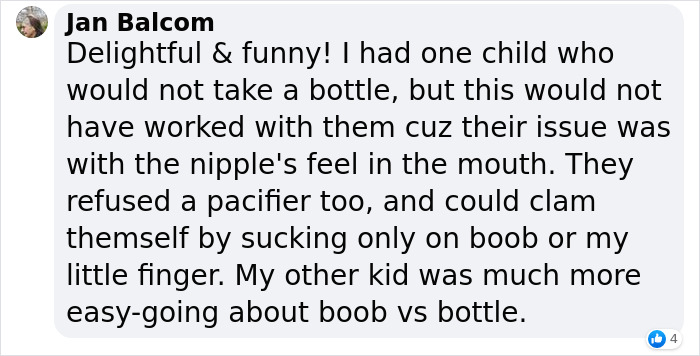 People Are Loving This Grandad&rsquo;s Idea Of Faking Breastfeeding When The Baby Refuses To Drink Out Of The Bottle