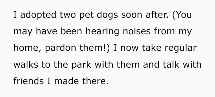 Person Receives Letter From Elderly Neighbor Detailing His Newly Found Happiness In Life Thanks To Him Being Asked To Babysit Their Pets