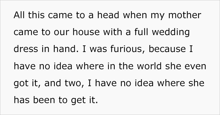 Bride With A Distinct Fashion Style Chooses A Dress Her MIL Doesn't Like, MIL Buys A Dress Herself And Her Son Is Furious Bride With A Distinct Fashion Style Chooses A Dress Her MIL Doesn't Like, MIL Buys A Dress Herself And Her Son Is Furious
