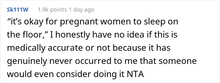 Guy Is Furious After His Mother Makes His Pregnant Girlfriend Sleep On The Floor And Keeps Checking On Her So She Doesn't Dare To Sleep On The Couch