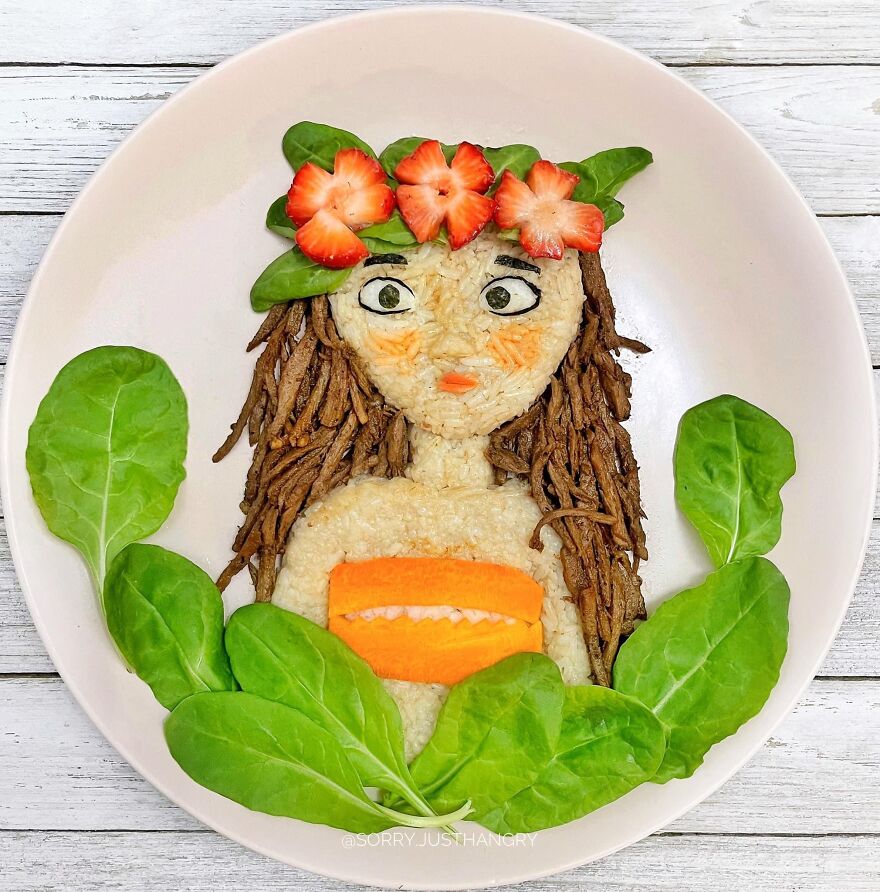Cute Food Art For Kids -Some Of @sorry.justhangry’s Food Art