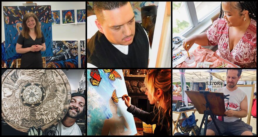 40 Artists Create New Works Right Before Your Eyes! 40 Artists Create New Works Right Before Your Eyes!
