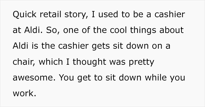 “I Thought It Was A Joke”: Store Manager Writes Up An Employee, Says When You’re Sitting On A Chair, It’s Not To Lounge Around “I Thought It Was A Joke”: Store Manager Writes Up An Employee, Says When You’re Sitting On A Chair, It’s Not To Lounge Around