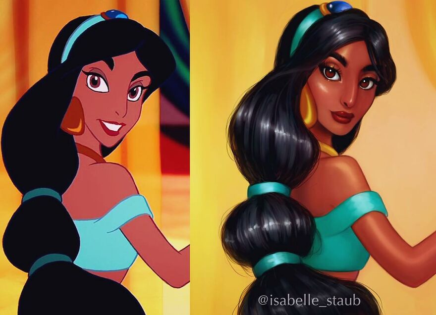 An Artist Showed How Disney Princesses Would Look If They Were Drawn Today An Artist Showed How Disney Princesses Would Look If They Were Drawn Today