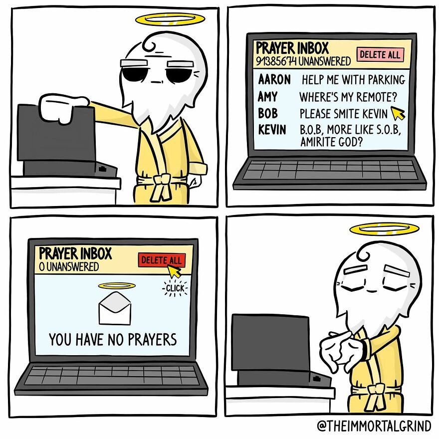 Artist Create Comics About The Afterlife And Death (New Pics)