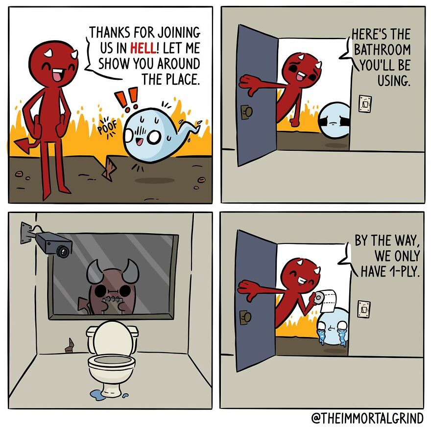 Artist Create Comics About The Afterlife And Death (New Pics)