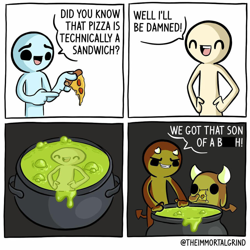 Artist Create Comics About The Afterlife And Death (New Pics)